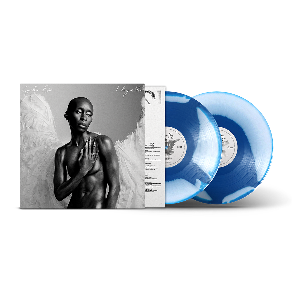 Cynthia Erivo: I Forgive You White & Aqua Marble 2LP