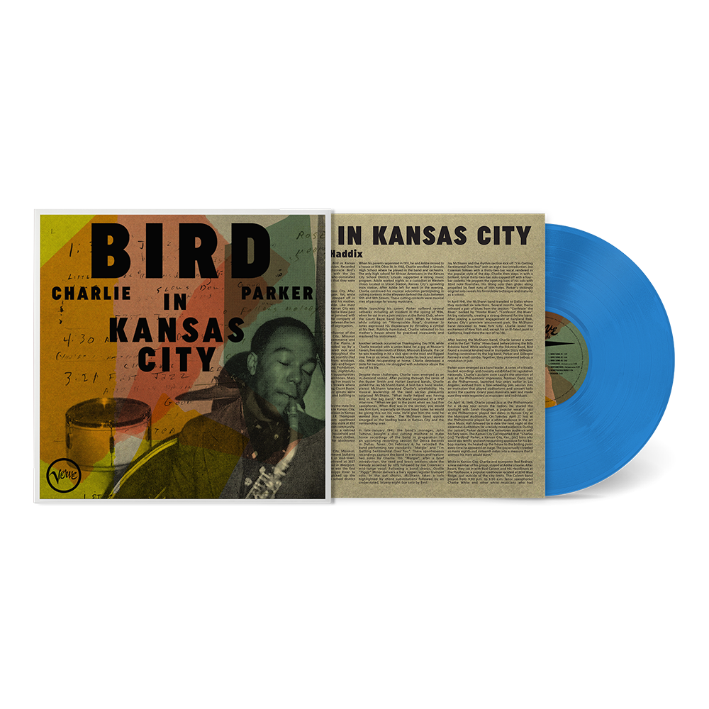 Charlie Parker: Bird In Kansas City Sky Blue LP