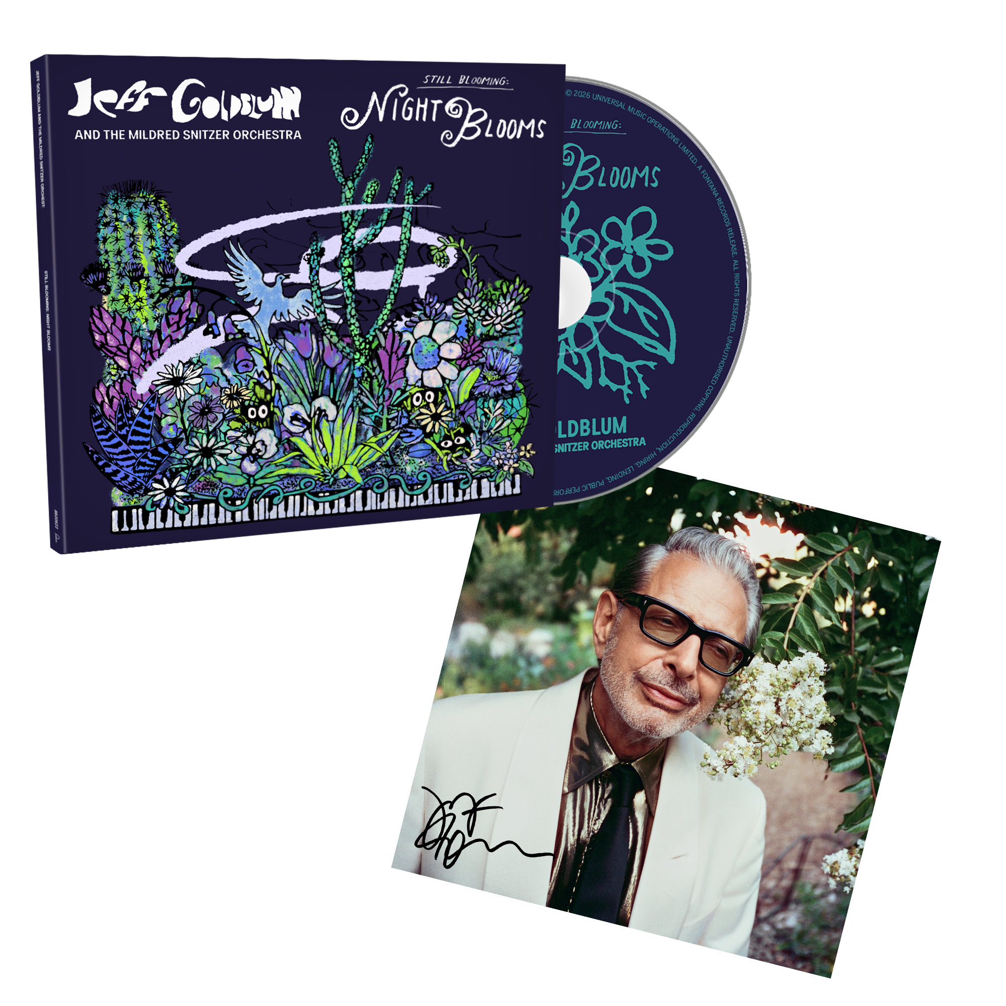 Jeff Goldblum & The Mildred Snitzer Orchestra: Night Blooms CD +