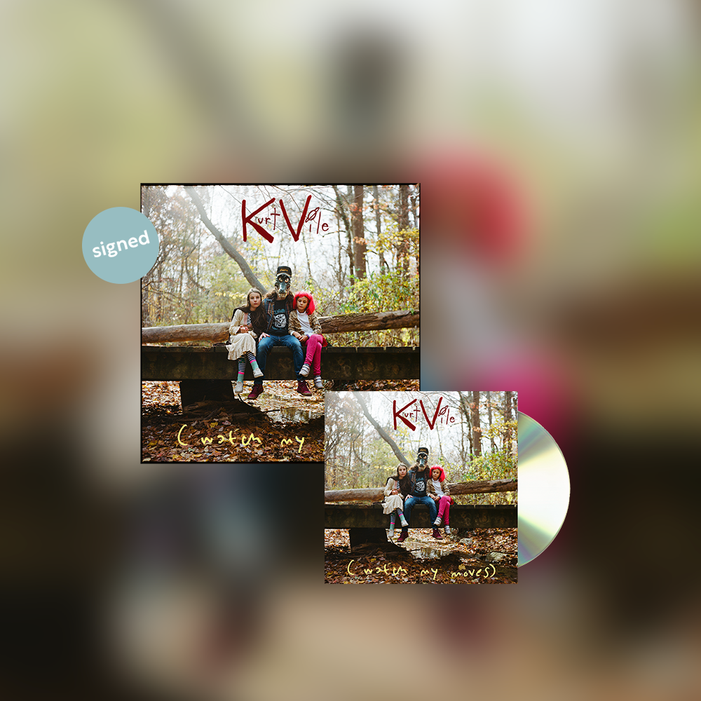 Kurt Vile: (watch my moves) CD + (watch my moves) Signed Litho Bundle