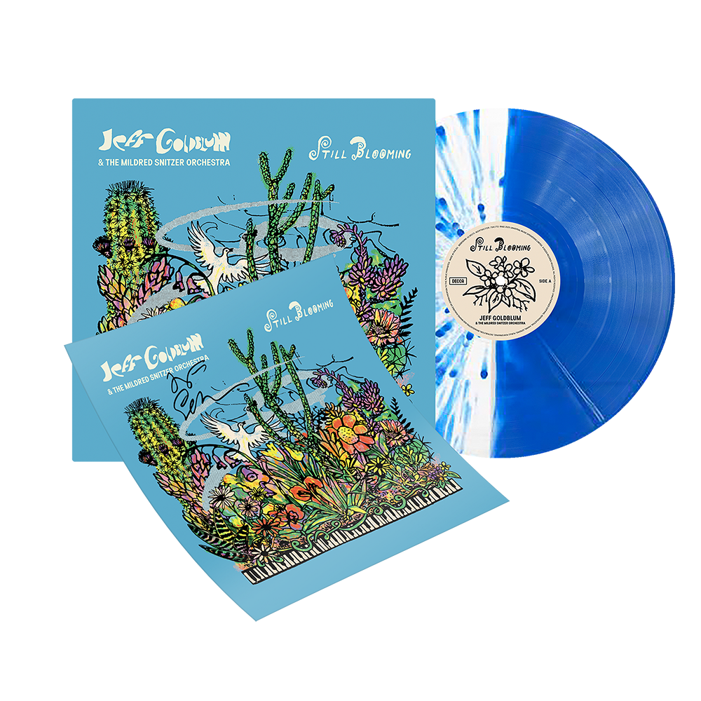 Jeff Goldblum: Still Blooming Lightspeed Blue Signed LP - Verve Jeff Goldblum: Still Blooming Lightspeed Blue Signed LP - Verve