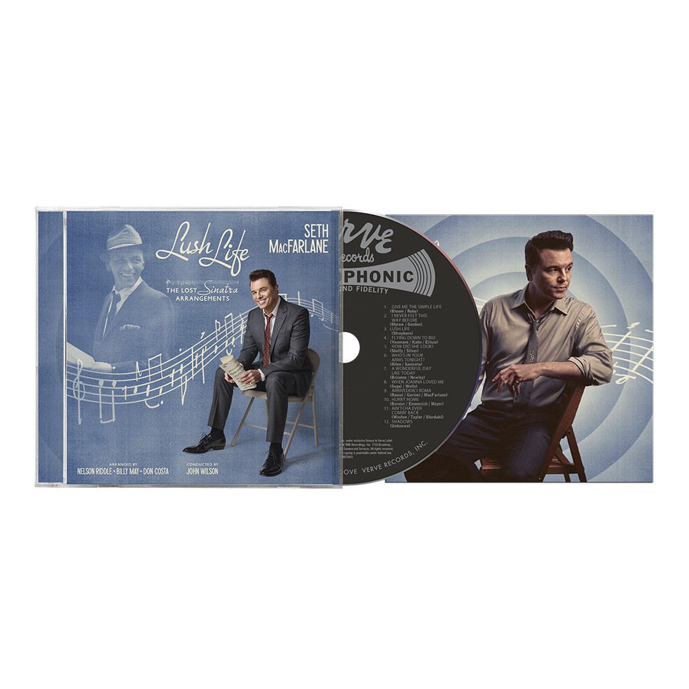 Seth MacFarlane: Lush Life: The Lost Sinatra Arrangements CD + Signed Art Card