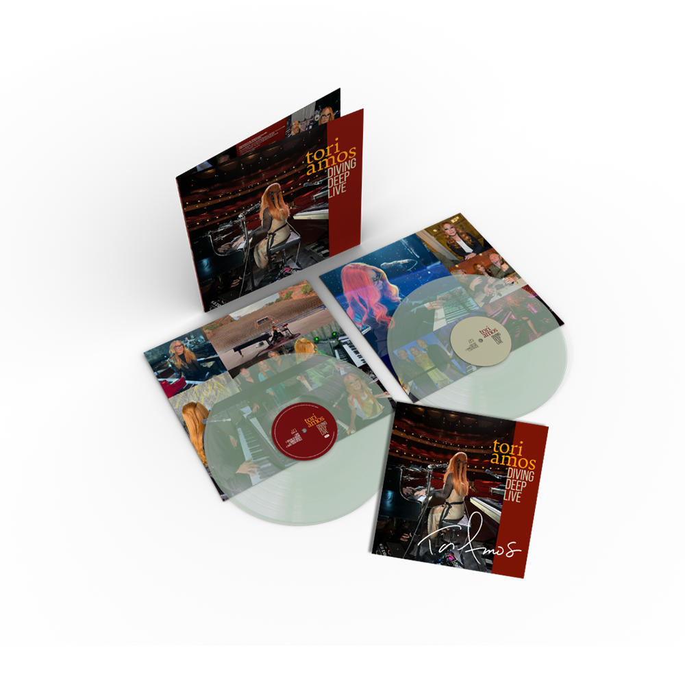 Tori Amos: Diving Deep Live Translucent Coke Bottle Clear 2LP +