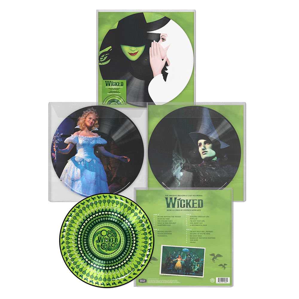 wicked シングル7インチレコード2枚セット Various Artists: Wicked (Original Broadway Cast Recording) 2LP