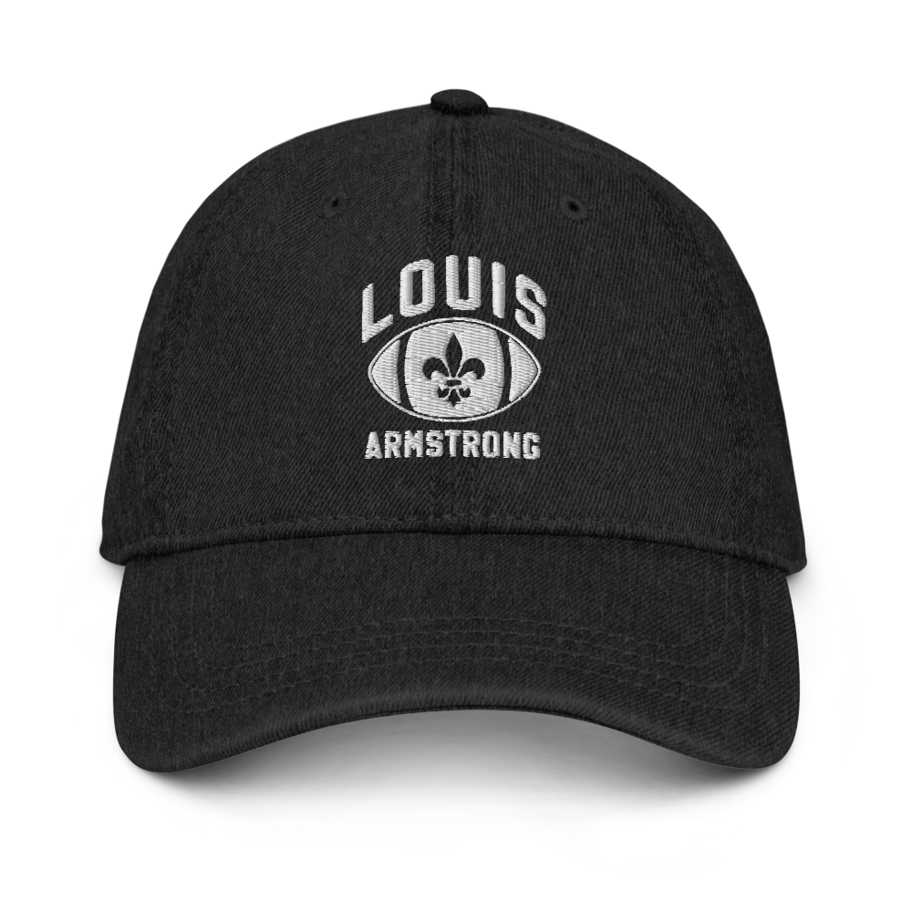 Louis Armstrong Denim Football Hat Verve Record Store