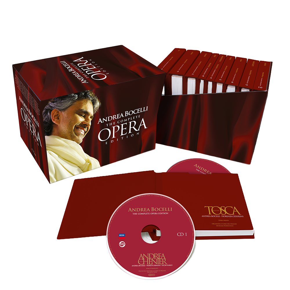 Andrea Bocelli: The Complete Opera Edition CD Box Set - Verve Andrea Bocelli: The Complete Opera Edition CD Box Set - Verve