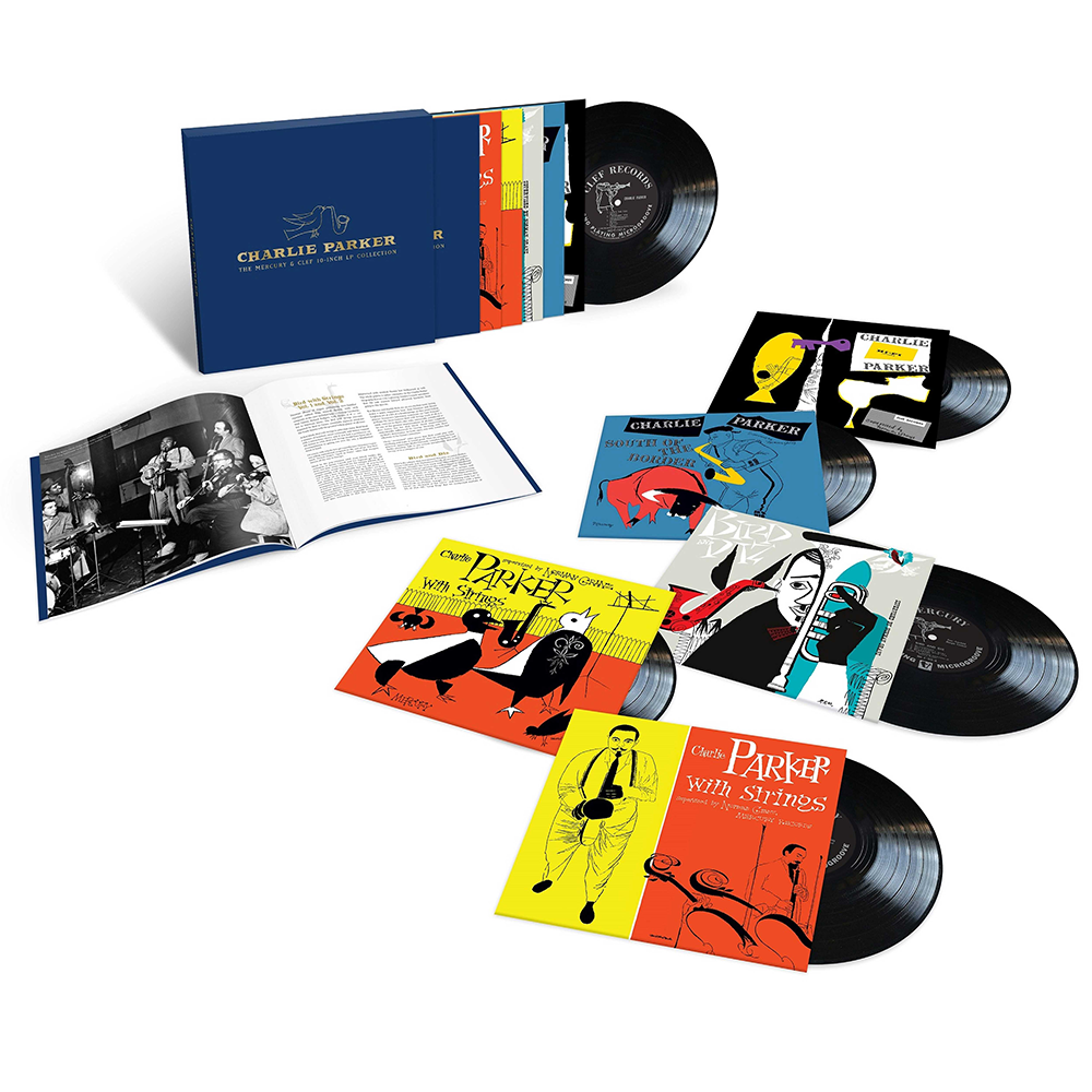 ★廃盤 チャーリー・パーカー マーキュリー&クレフ 10インチLPコレクション Charlie Parker: The Mercury & Clef 5LP Box Set + Book