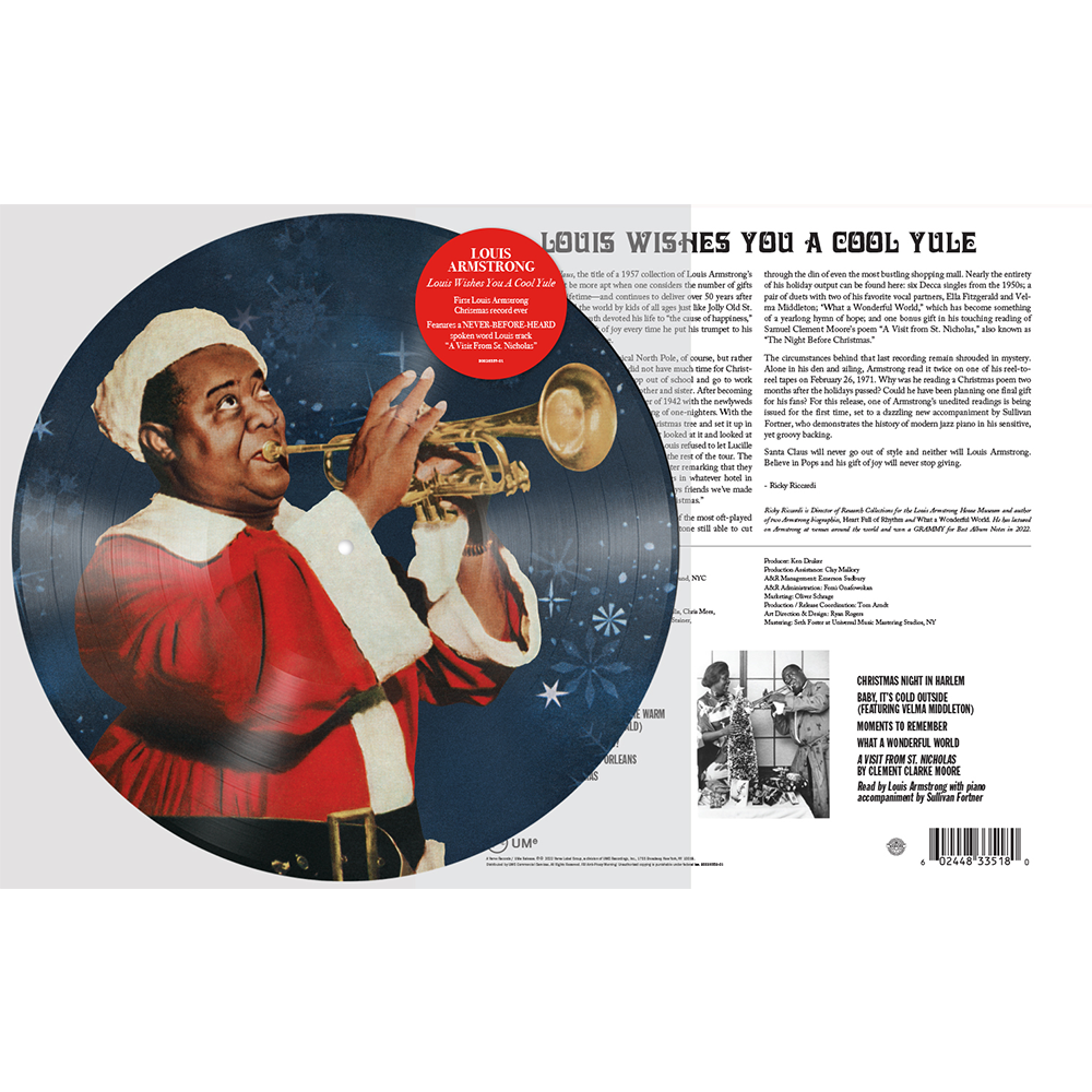 韓国LP 유상봉 Tempest Merry Christmas He6 申重鉉 Louis Armstrong: Louis Wishes You A Cool Yule LP Picture Disc