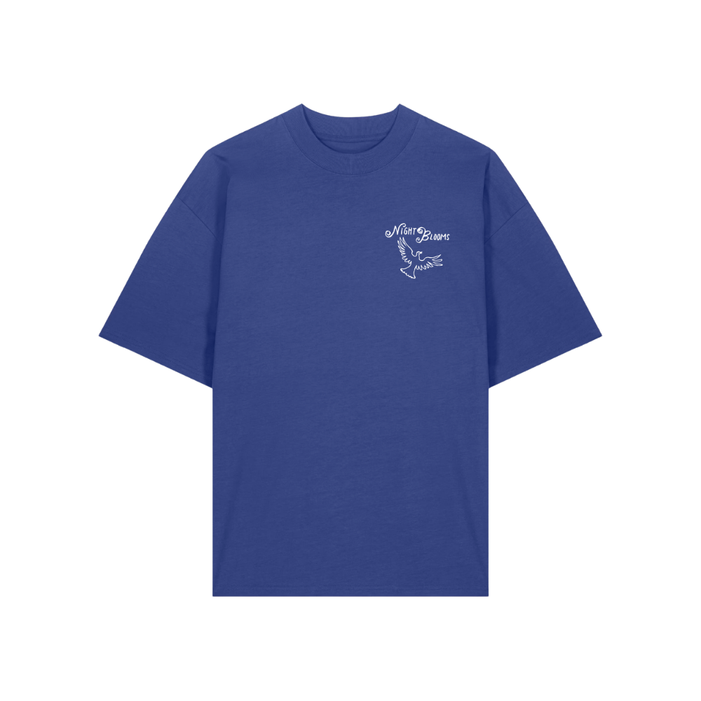 Night Blooms Tee - Purple Front