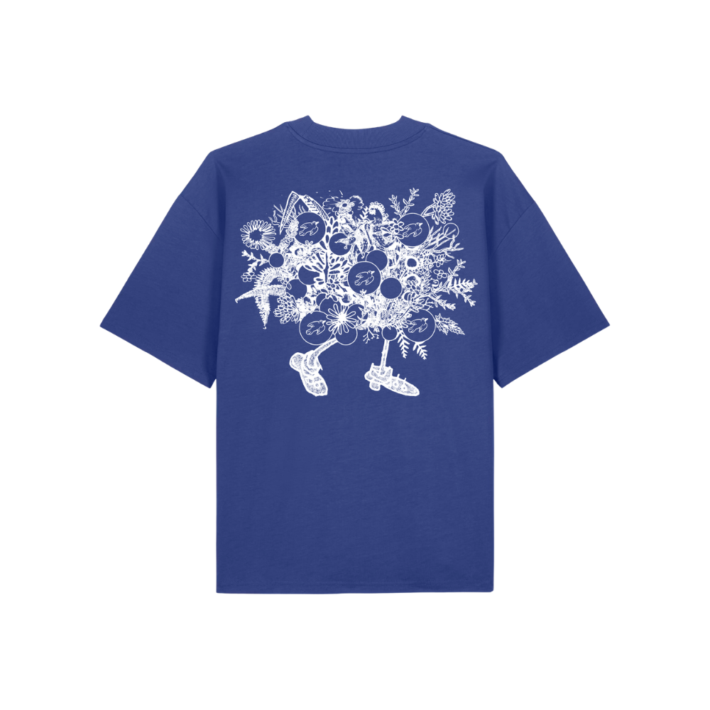Night Blooms Tee - Purple Back