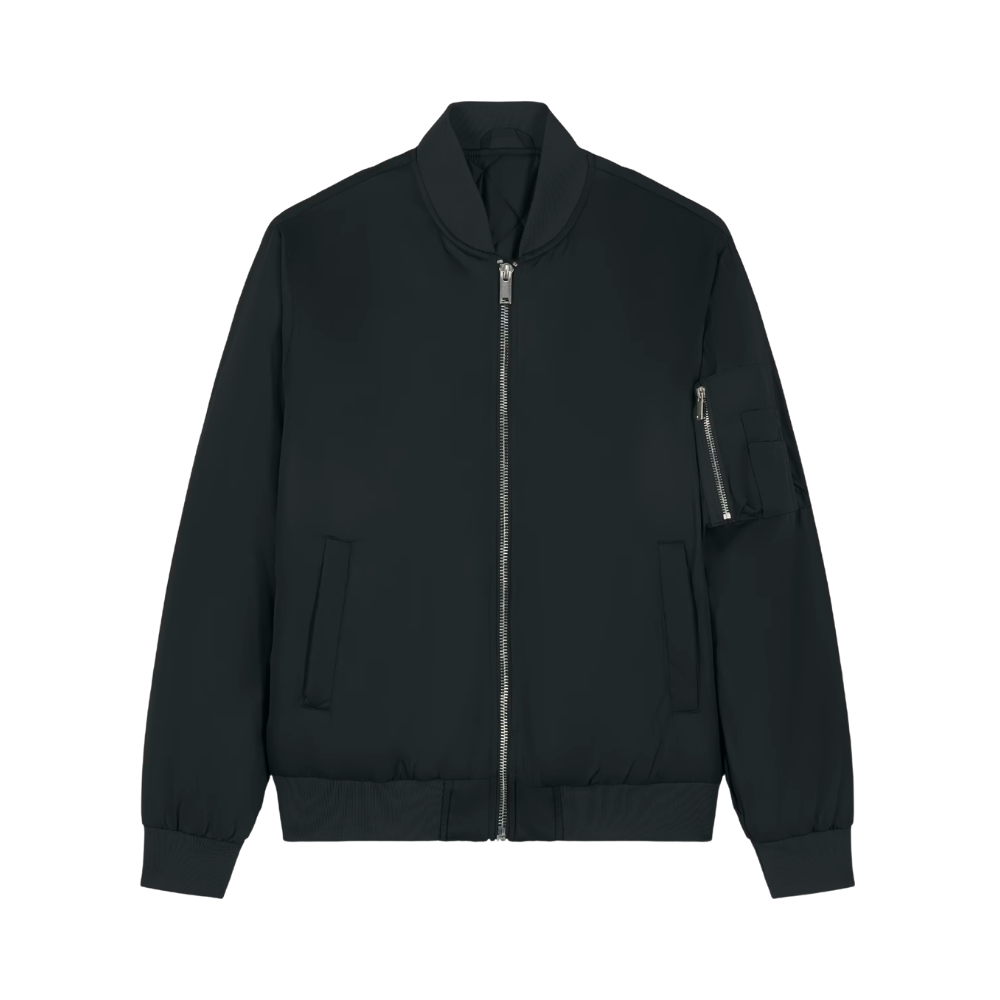 Night Blooms Bomber Jacket Front