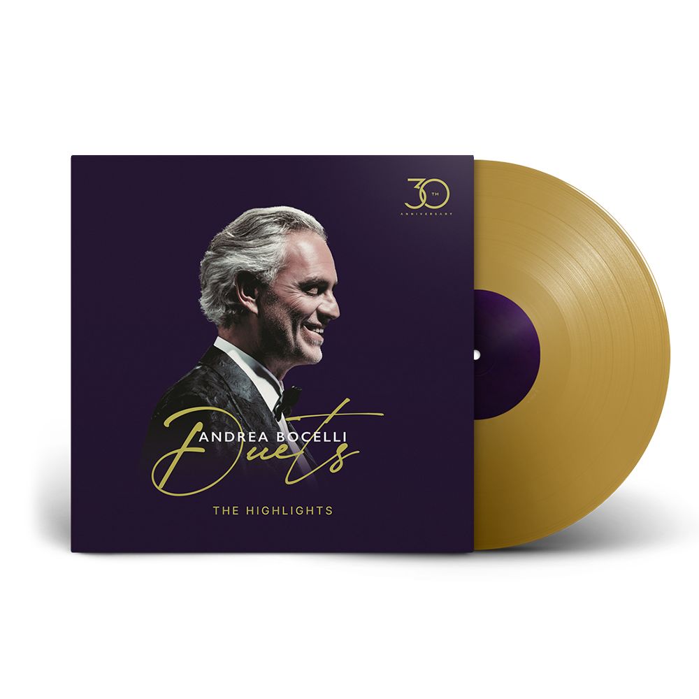 Andrea Bocelli: Duets - 30th Anniversary Gold LP