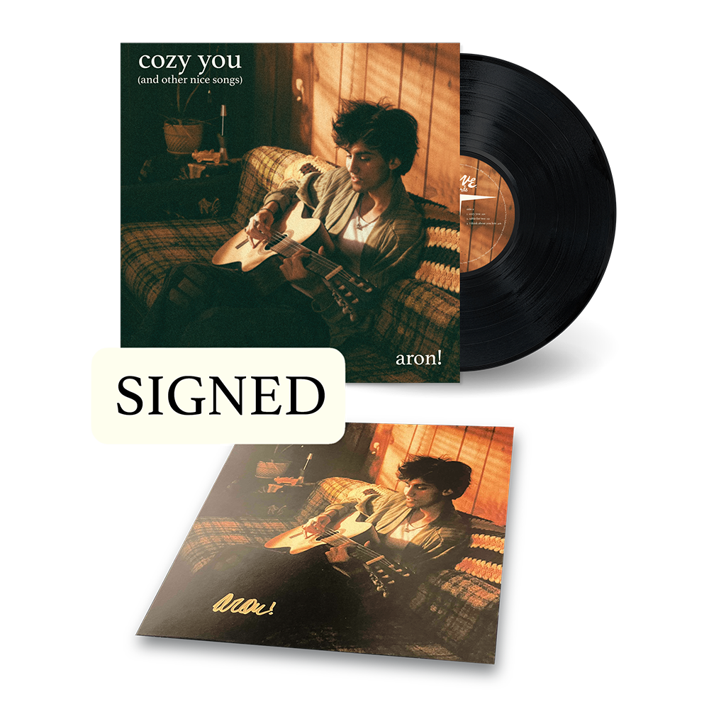 aron!: cozy you (and other nice songs) LP + Signed Art Card