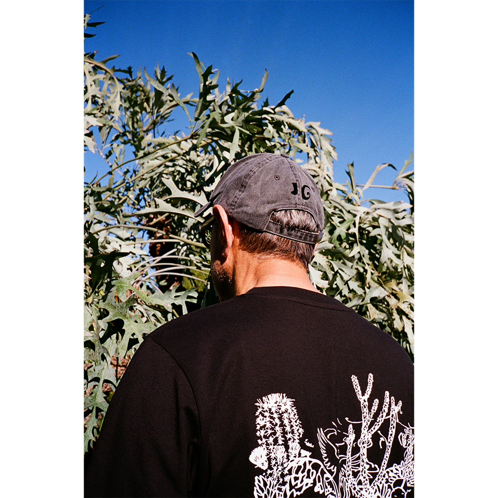 Night Blooms Cap in Black Jeff 2