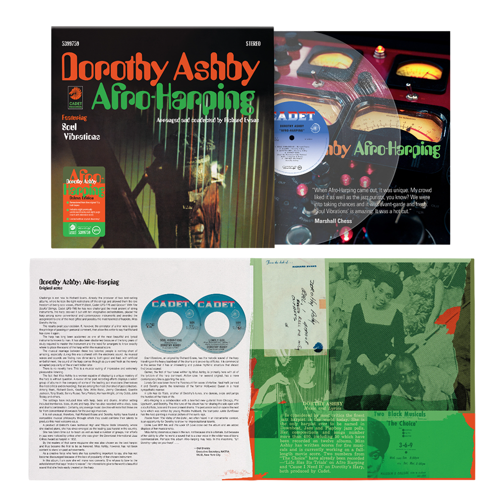 Dorothy Ashby: Afro-Harping Clear 2LP