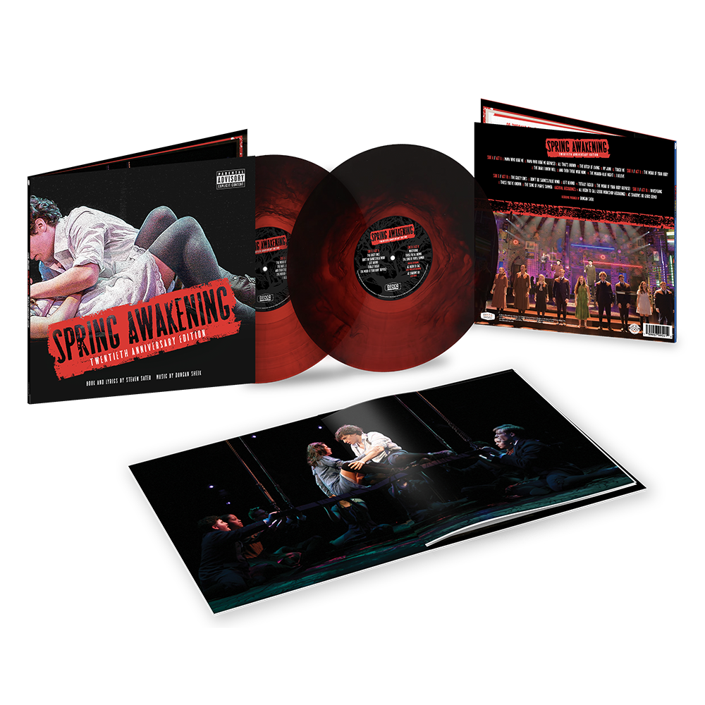 Duncan Sheik, Steven Sater: Spring Awakening (Original Cast Recording / Twentieth Anniversary Edition) D2C exclusive Red on Black 2LP
