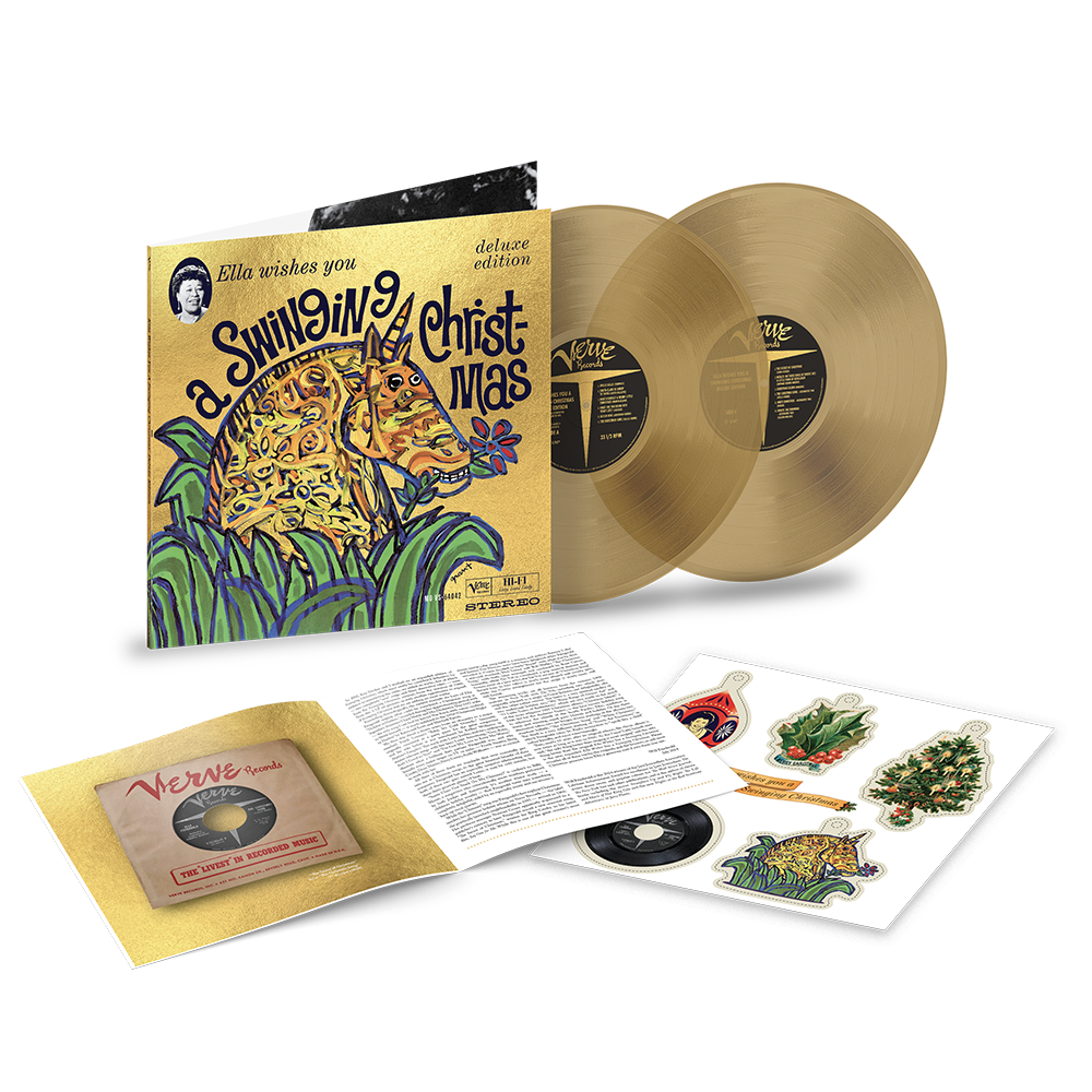 Ella Wishes You A Swinging Christmas (Deluxe Edition) Translucent Gold 2LP