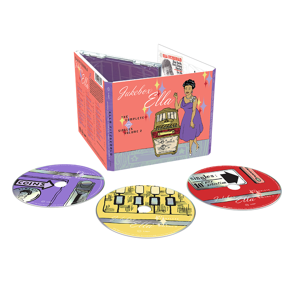 Ella Fitzgerald  Jukebox Ella: The Complete Verve Singles, Vol. 2 3CD