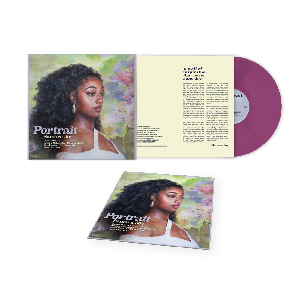 Samara Joy: Portrait Opaque Orchid Vinyl + Signed Litho