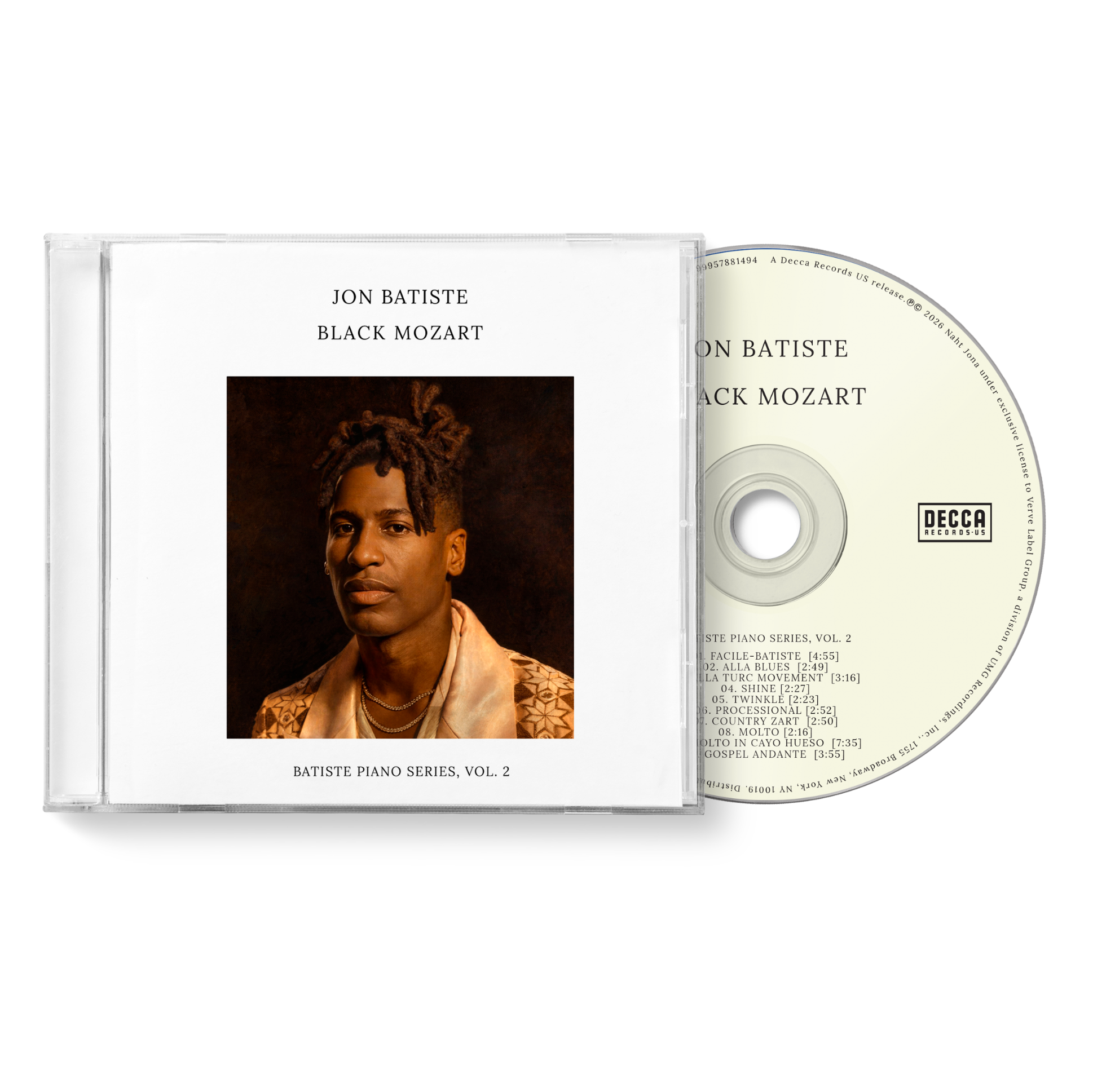 Jon Batiste: Black Mozart CD