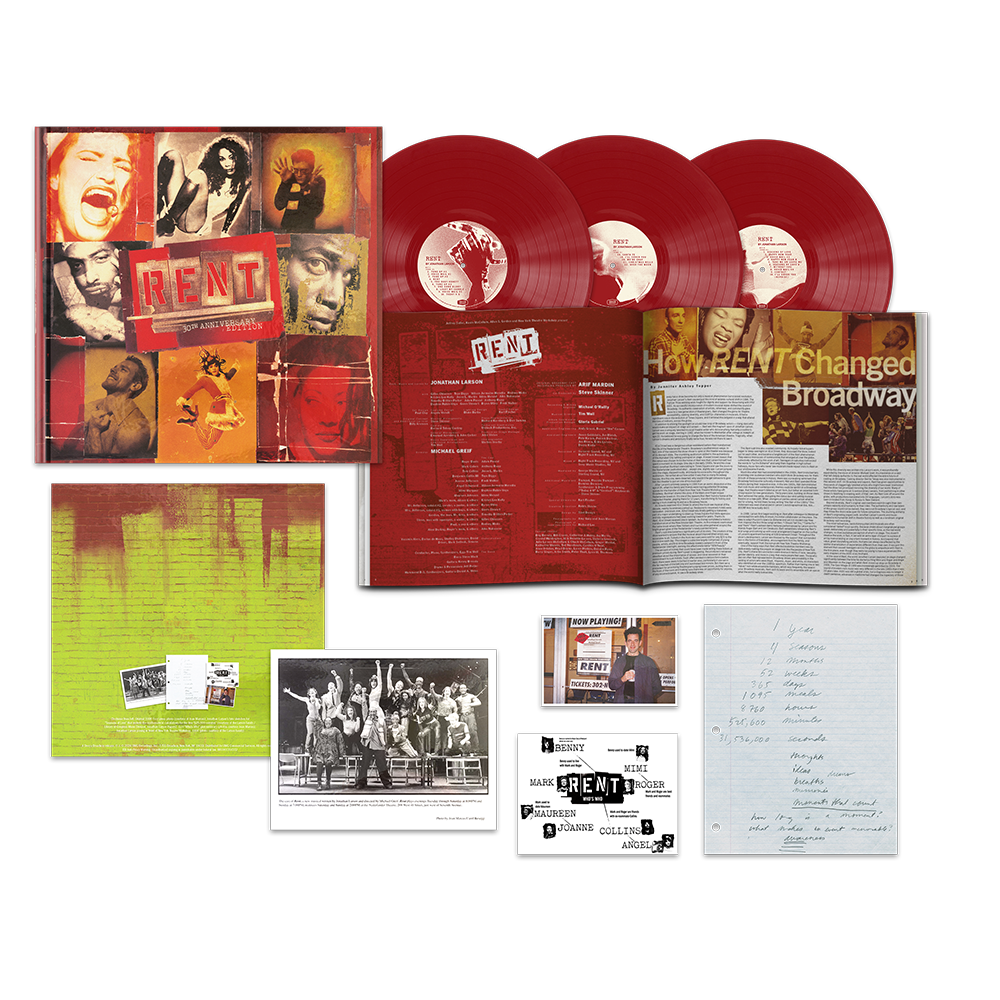 Various Artists: Rent (Original Broadway Cast / 30th Anniversary Exclusive: Avenue B Red Brick Vinyl Edition) LP
