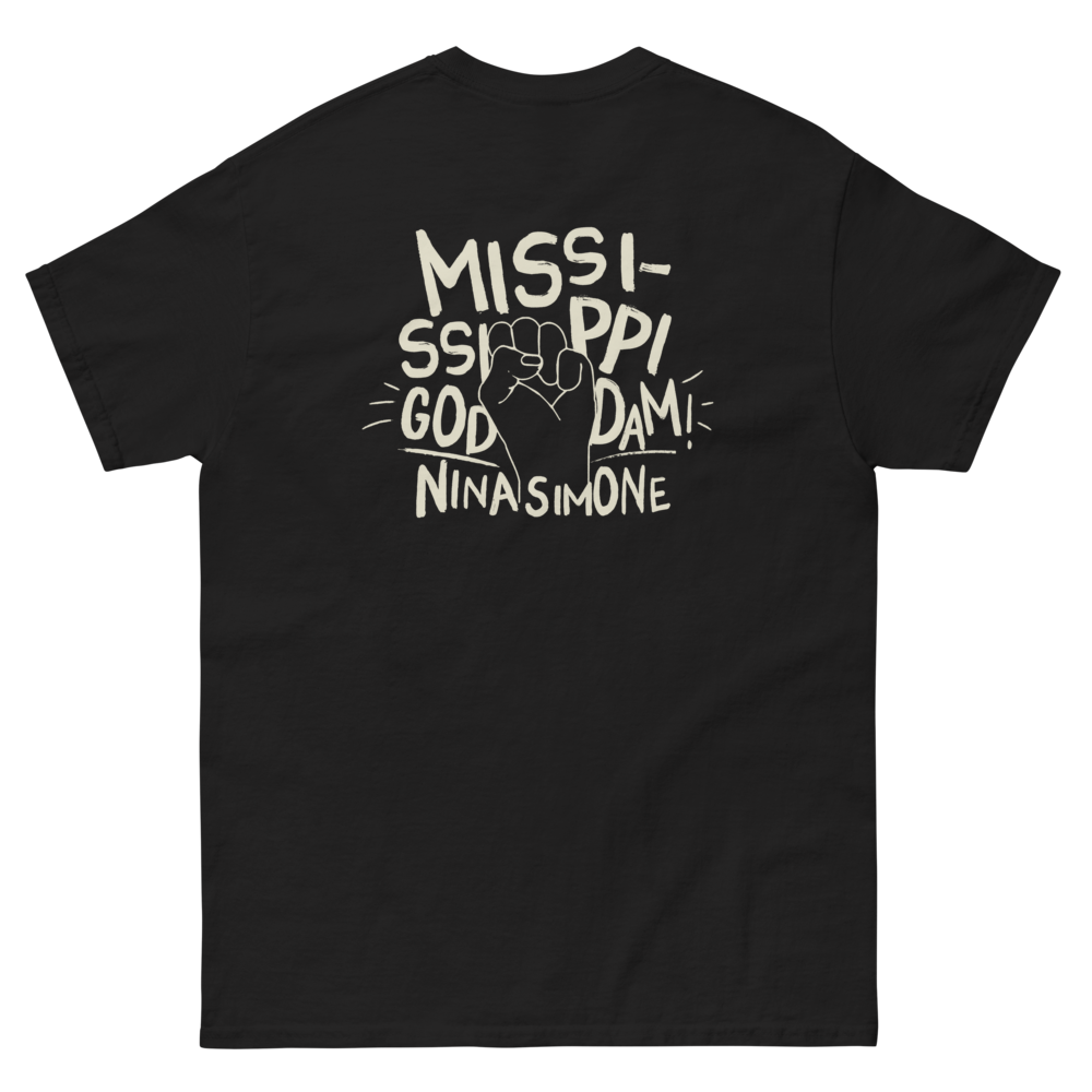 Nina Simone: Mississippi Goddamn Anniversary T-Shirt (Black) Back