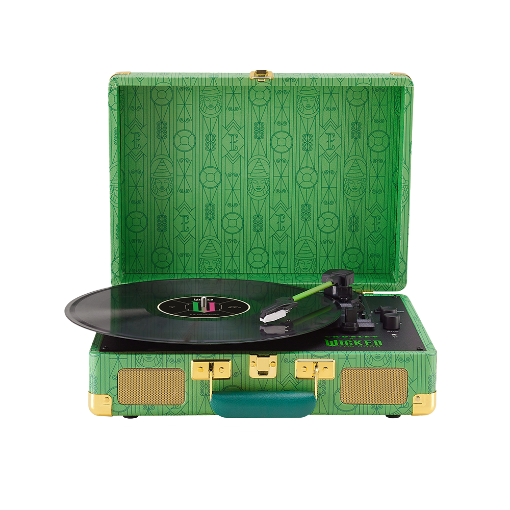 Wicked Elphaba Cruiser Record Player In Emerald Green