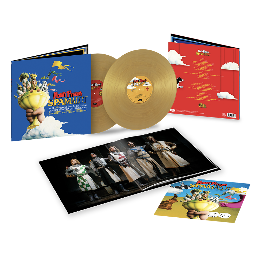 Various Artists: Monty Python's Spamalot (Original Cast Recording / 20th Anniversary Edition) Holy Grail Gold LP + Lithograph Bundle