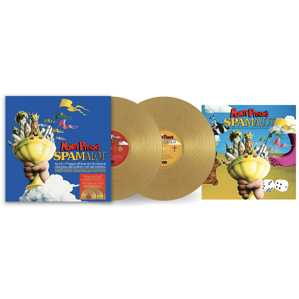 Various Artists: Monty Python's Spamalot (Original Cast Recording / 20th Anniversary Edition) Holy Grail Gold LP + Lithograph Bundle Pack Shot 2