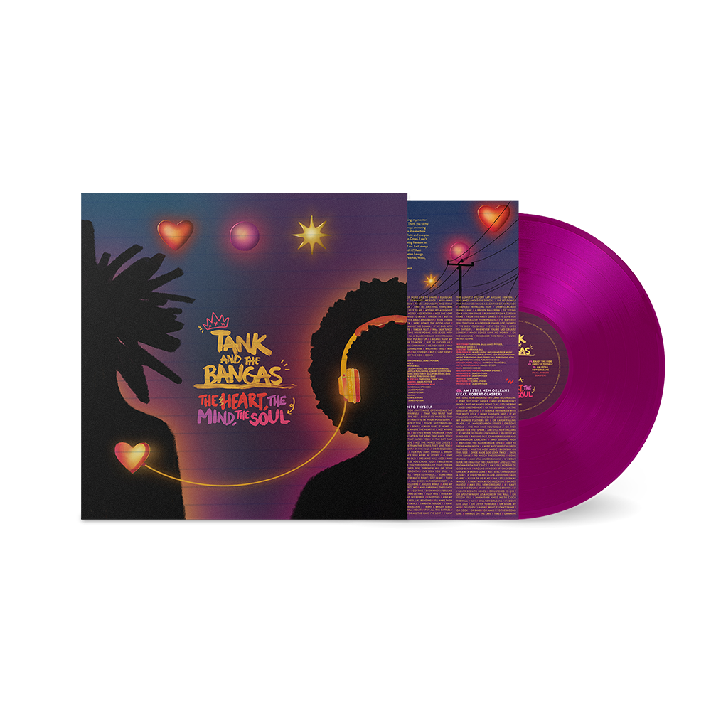 Tank & The Bangas: The Heart, The Mind, The Soul Neon Violet Vinyl