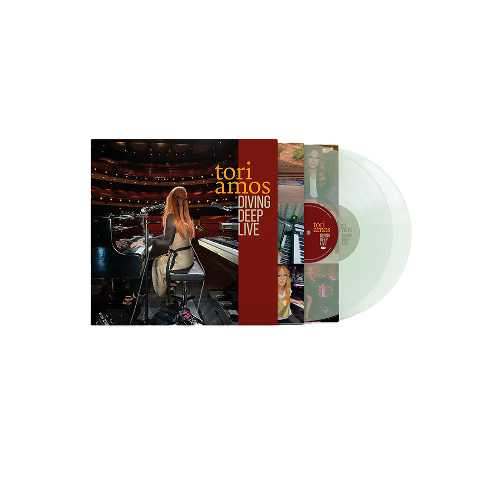 Tori Amos: Diving Deep Live Translucent Coke Bottle Clear 2LP Detail