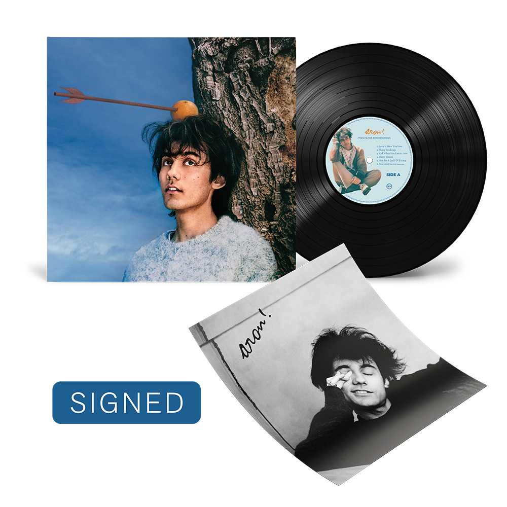aron!: Too Close for Running Signed LP