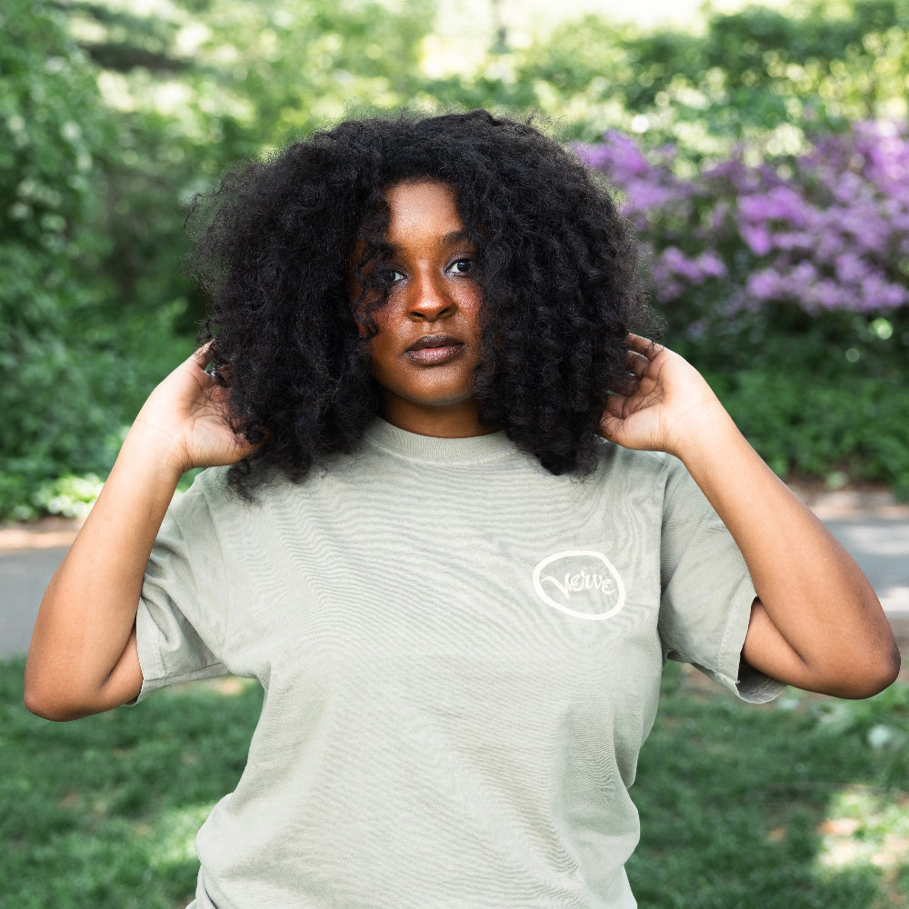 VERVE RECORDS “JAZZ OF AMERICA” T-SHIRT (KHAKI) Lifestyle