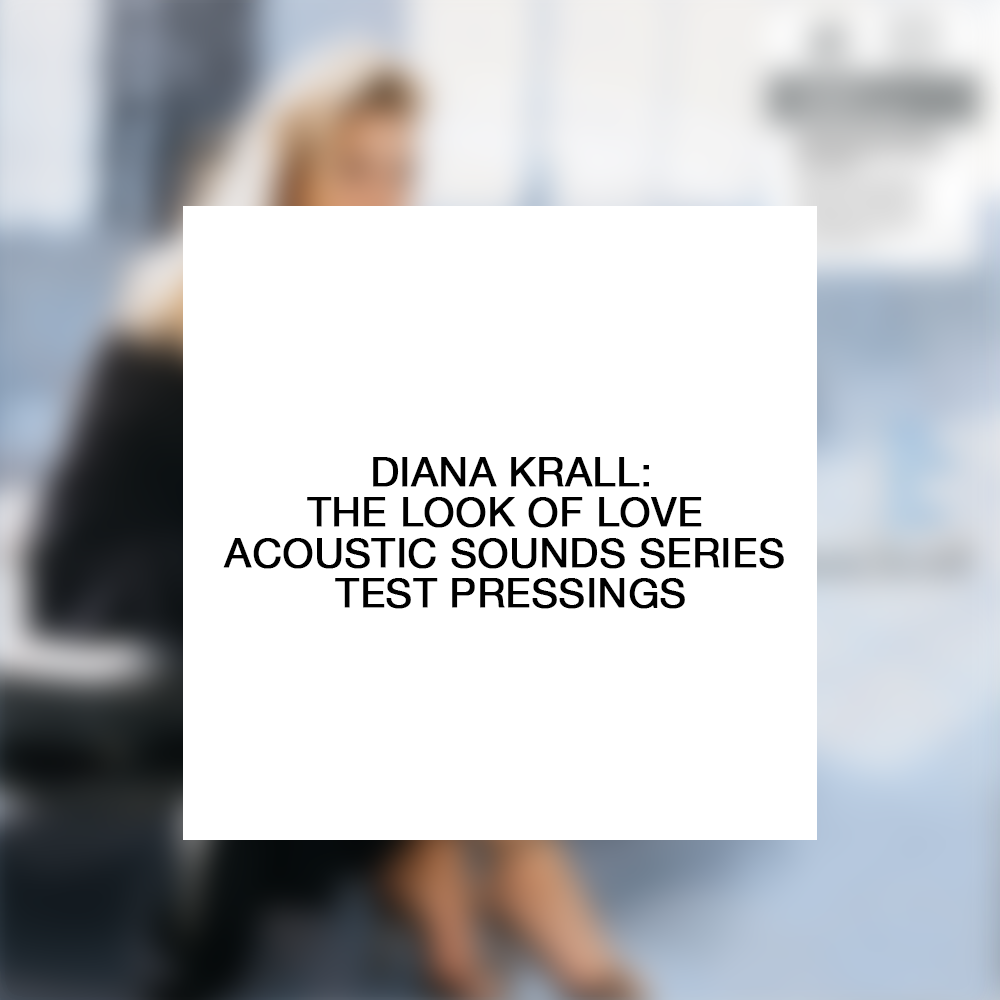 Diana Krall: The Look Of Love Test Pressing (Verve Acoustic Sounds Series)