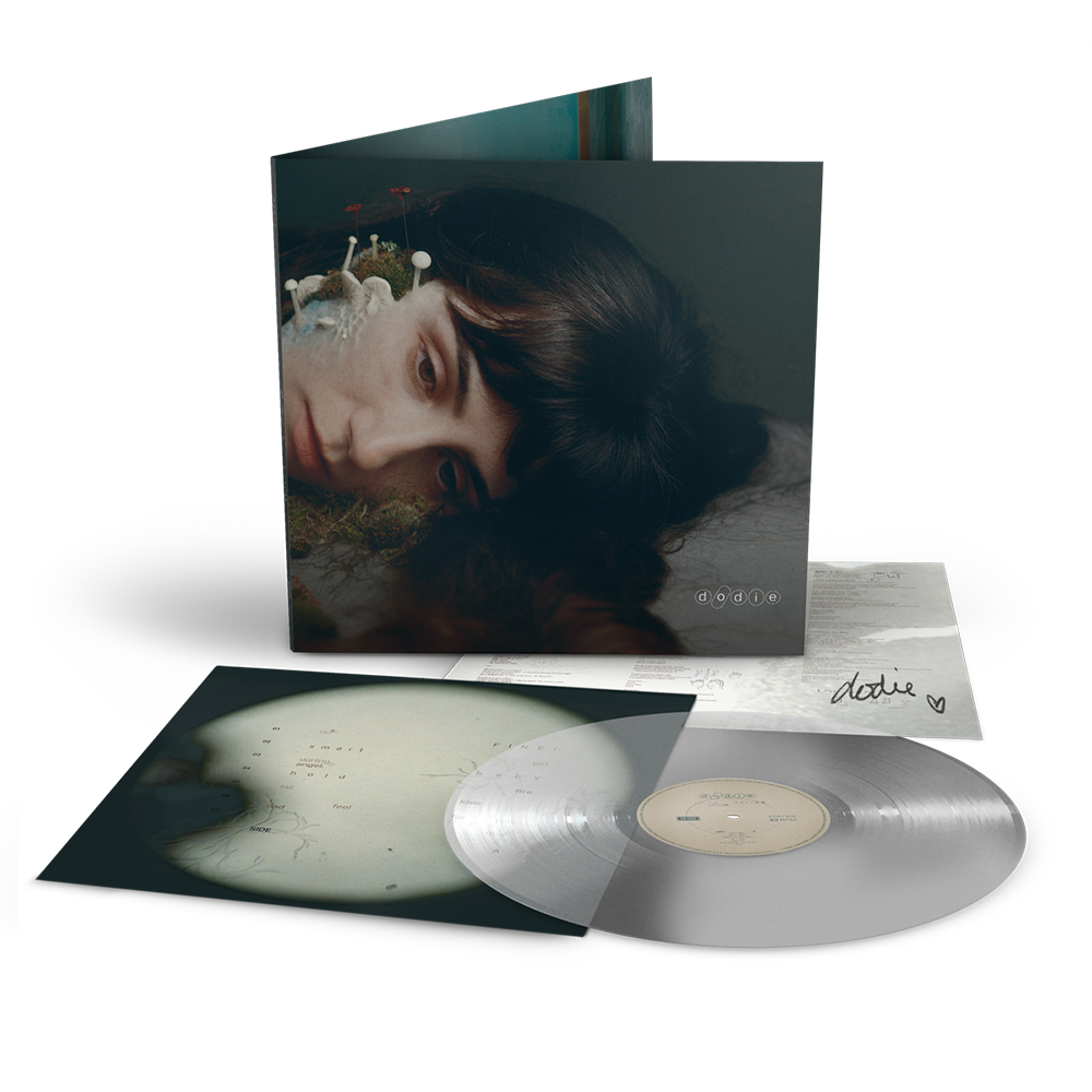 dodie: Not For Lack Of Trying Clear LP + Signed Lyric Sheet