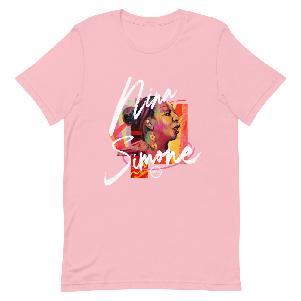 Nina Simone: Nina's Back Pink T-Shirt Front