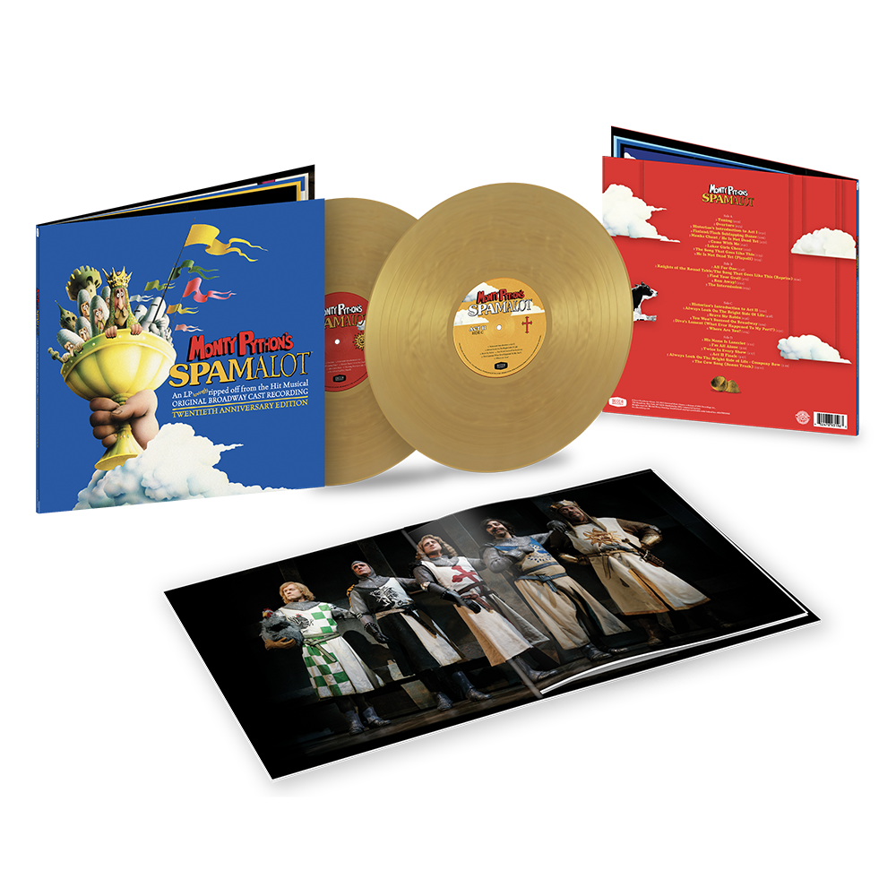 Various Artists: Monty Python's Spamalot (Original Cast Recording / 20th Anniversary Edition) Holy Grail Gold LP + Signed Lithograph