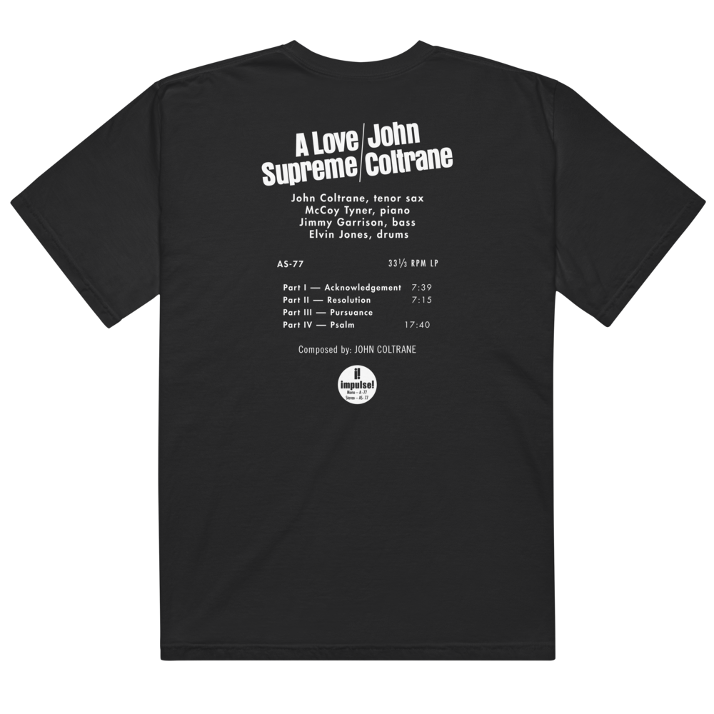 A Love Supreme Portrait T-Shirt Back