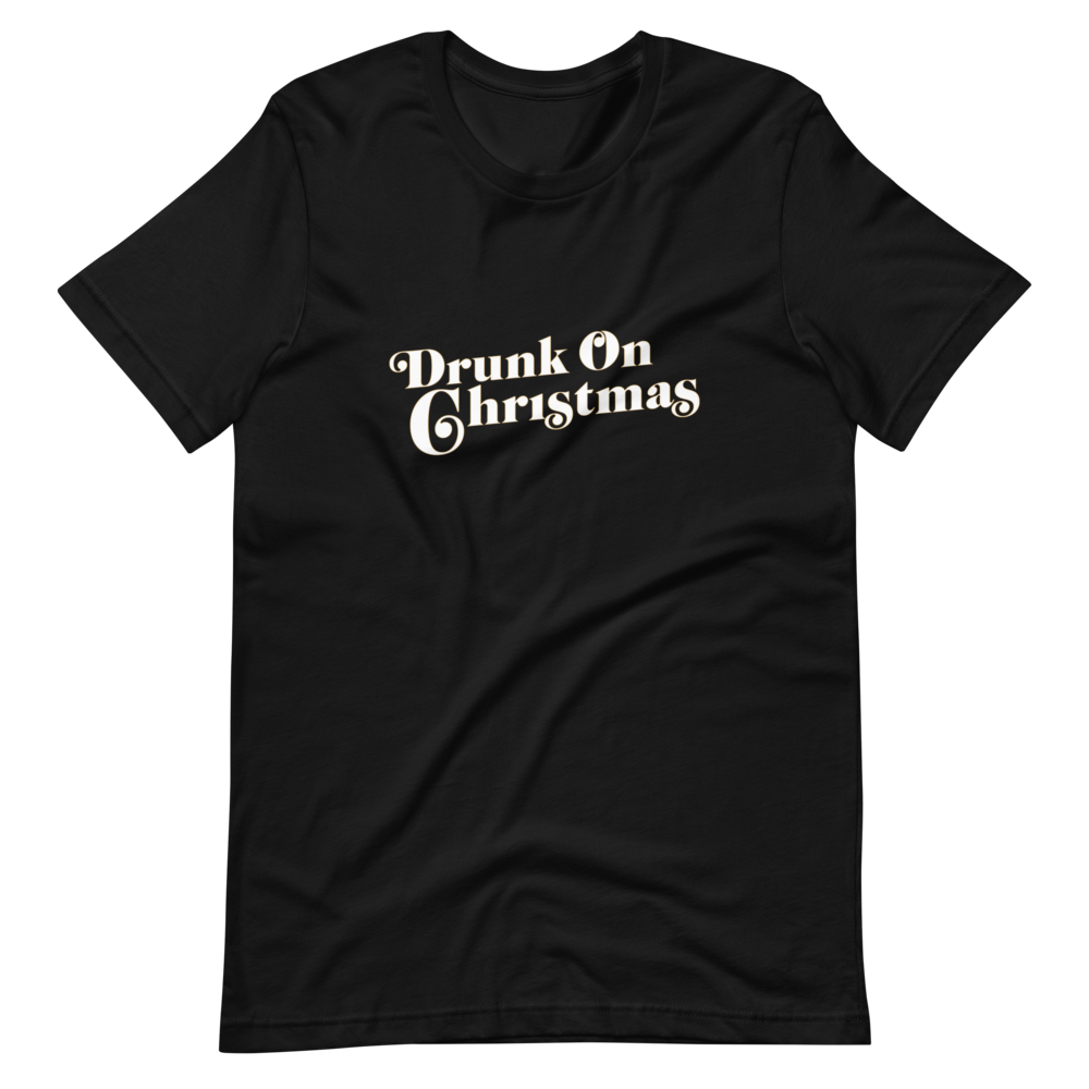 Darren Criss: Drunk On Crissmas Tee II Black