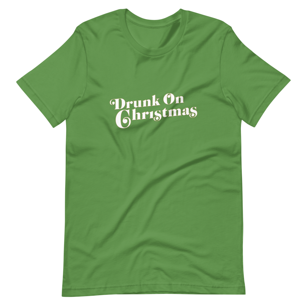 Darren Criss: Drunk On Crissmas Tee II Light Green