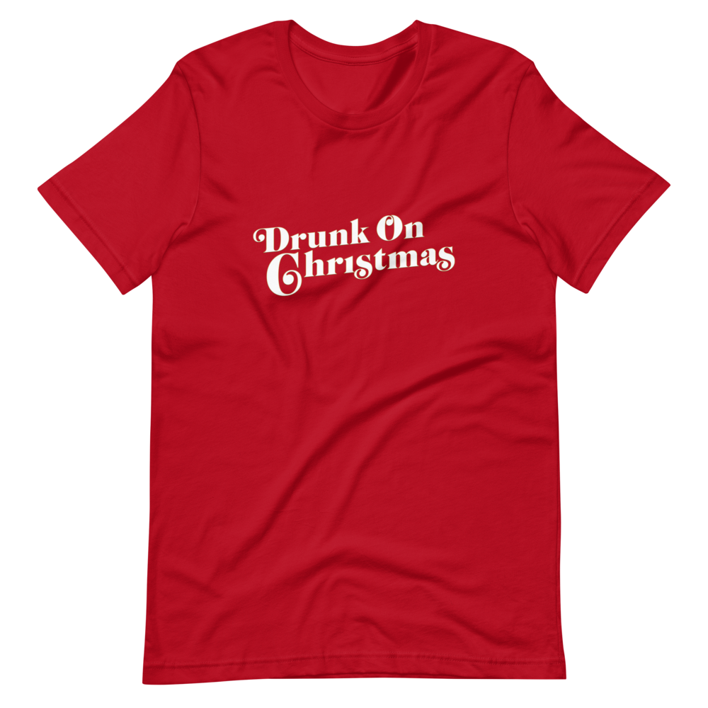 Darren Criss: Drunk On Crissmas Tee II Red