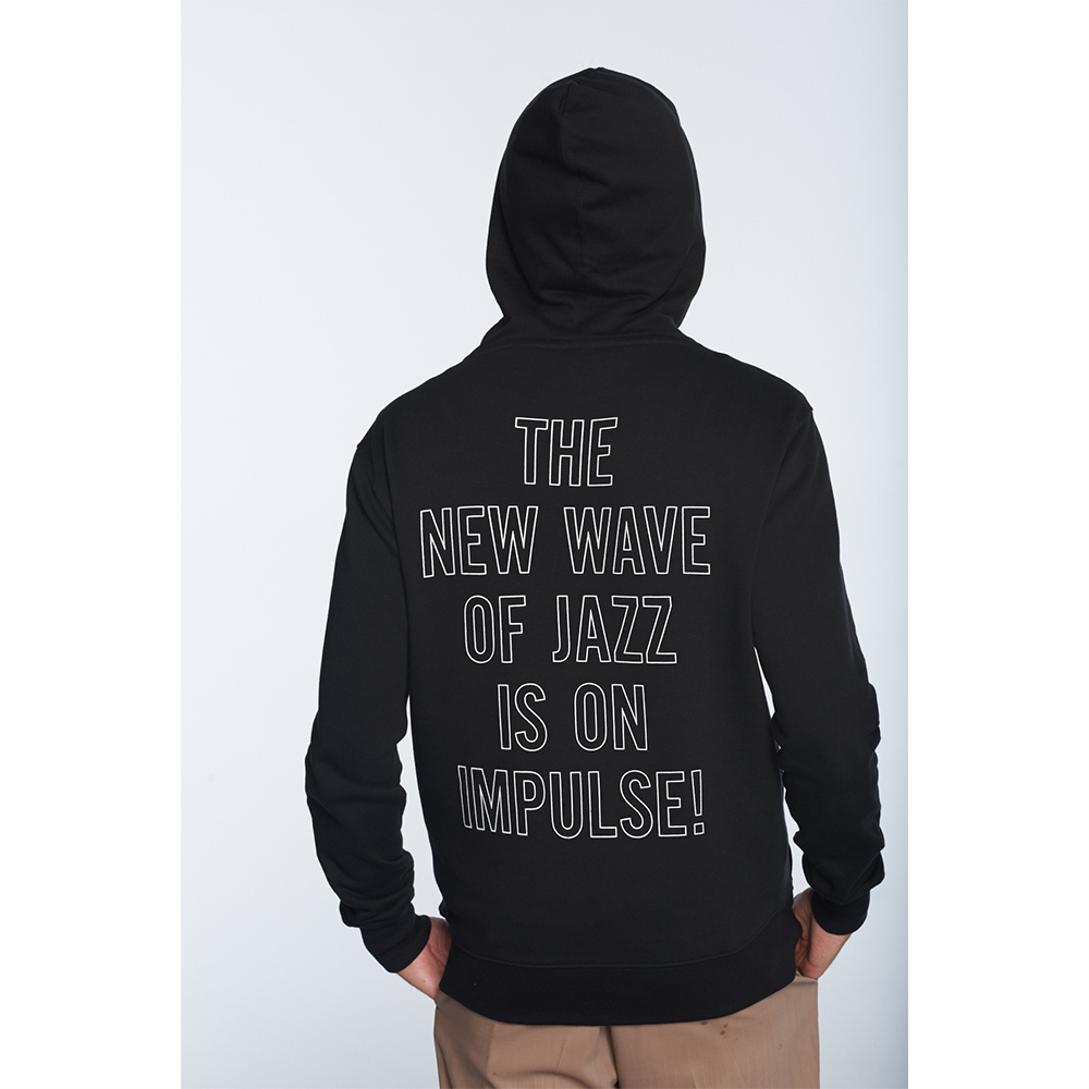 New Wave Black Hoodie back