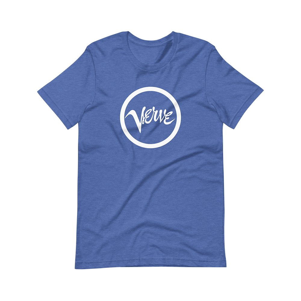 Classic T-Shirt (White Logo) Blue