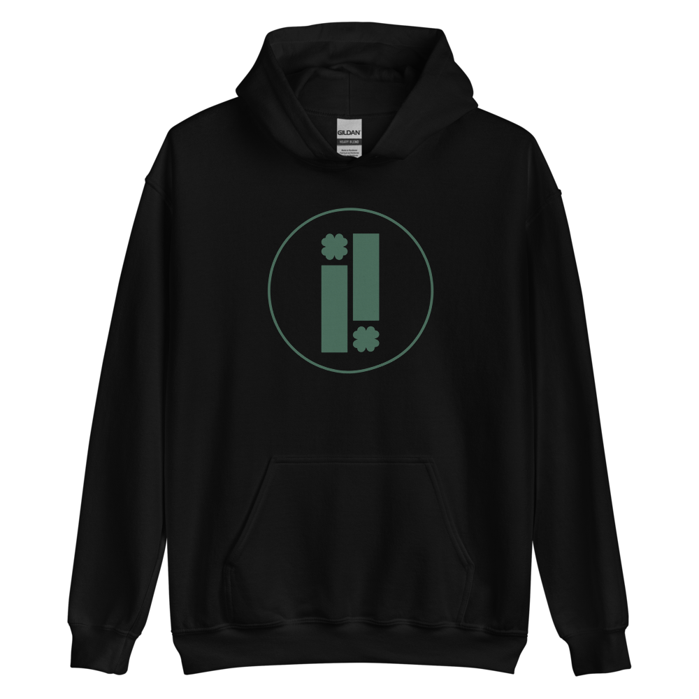 Black Impulse Logo Hoodie