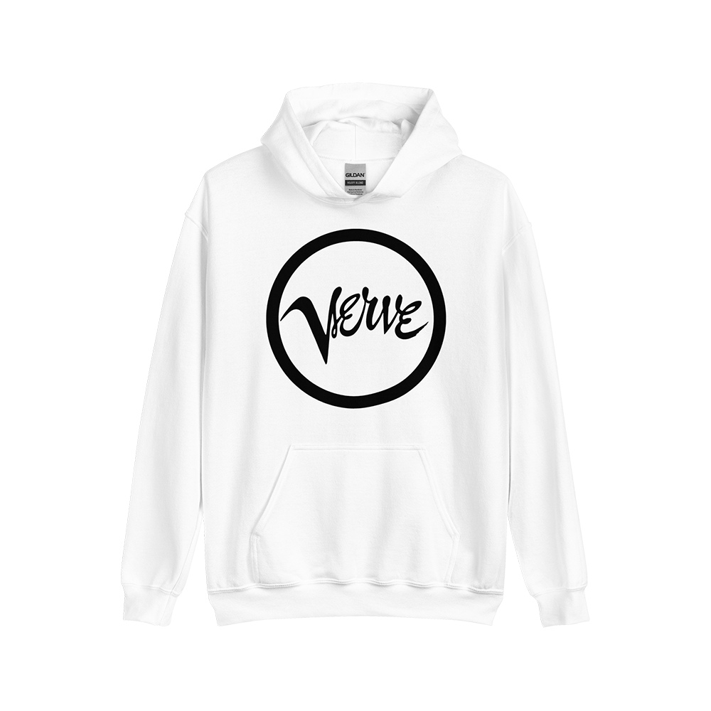 Classic Hoodie (Black Logo) White